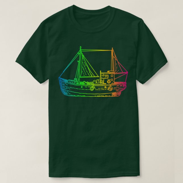 Camiseta Buque de navegación (Diseño del anverso)