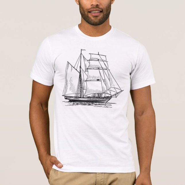 Camiseta Buque de navegación (Anverso)