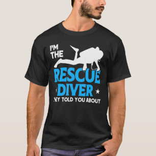 Camiseta Buque De Rescate De Bandera De Buceo Te Dijo Sobre