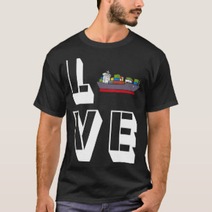 Camiseta Buque de transporte marítimo para camareros de tra