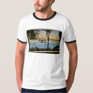 Camiseta Buque de vapor que va al norte en el río del St.