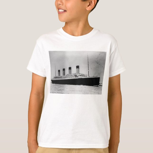 Camiseta Buque de vapor RMS del trazador de líneas de (Anverso)