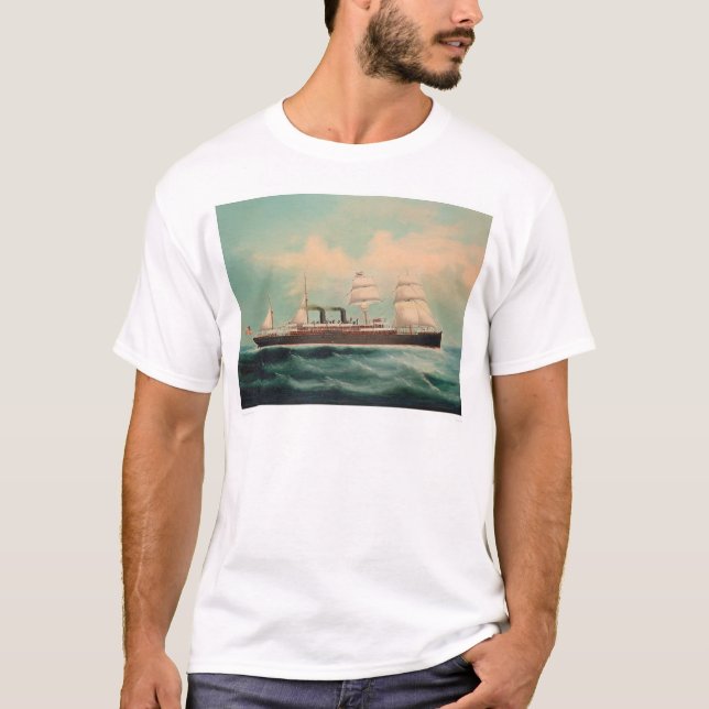 Camiseta Buque de vapor S.S. China (1614A) (Anverso)