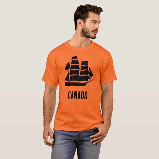 Camiseta Buque de vela de Canadá (Anverso completo)