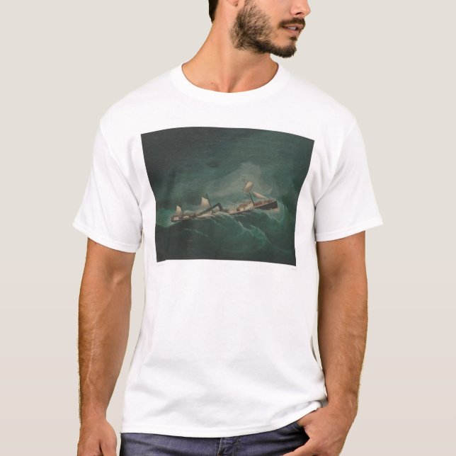 Camiseta Buque del envío… en la tormenta (1261) (Anverso)