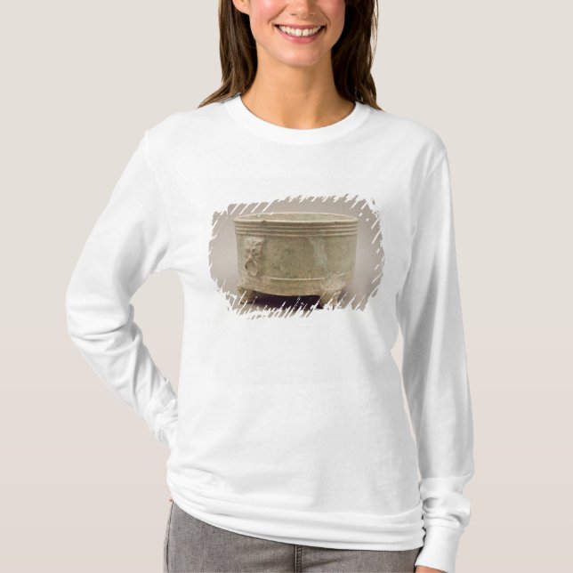 Camiseta Buque del trípode de la loza de barro (Anverso)