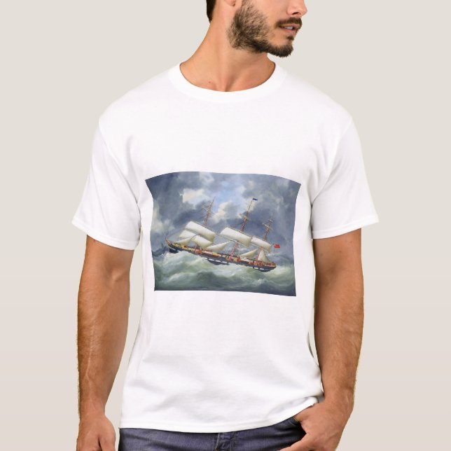 Camiseta Buque escuela fragata Atalanta 1885 (Anverso)