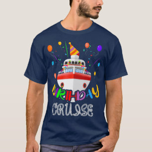 Camiseta Buque oceánico para crucero de cumpleaños T Crui