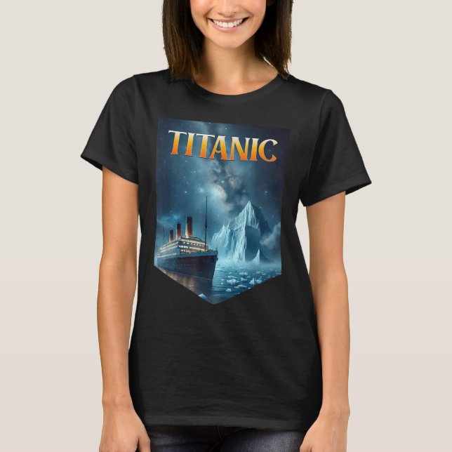 Camiseta Buque Titanic Cruise Iceberg 1912 Rms Voyage Men W (Anverso)