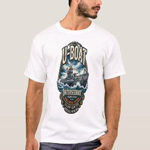 Camiseta Buque U-Boot Unterseeboot Patrulla Naval de la Seg