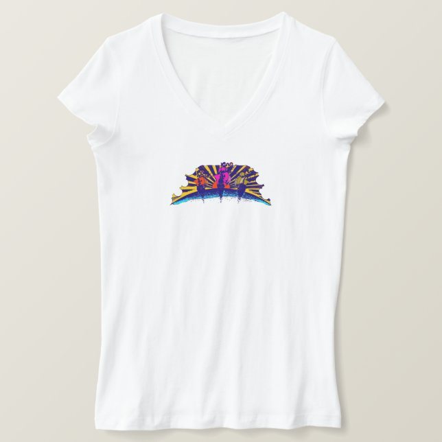 Camiseta Buques de Colón en el horizonte - (Anverso del diseño)