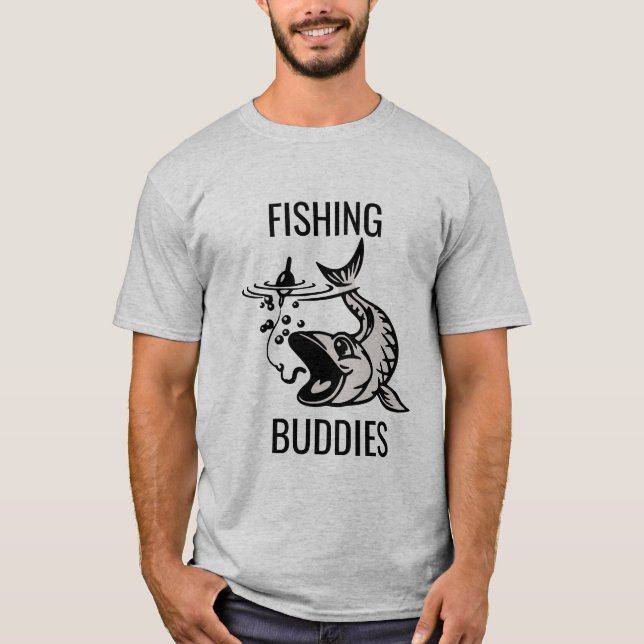 Camiseta Buques de pesca gráficos de peces (Anverso)