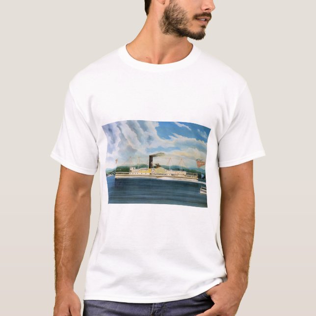 Camiseta Buques de vapor Vanderbilt 1847 (Anverso)