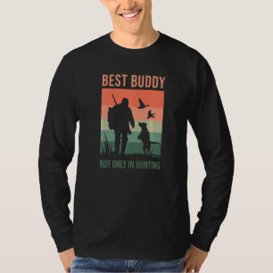 Camiseta Buques En Caza, Caza De Pájaros, Perro De Caza De 