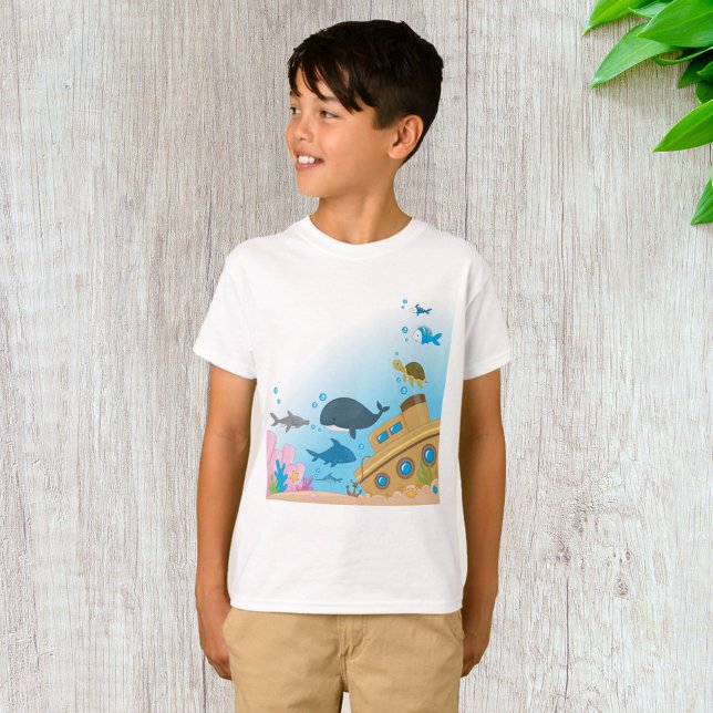 Camiseta Buques Y Peces Desmoronados (Subido por el creador)