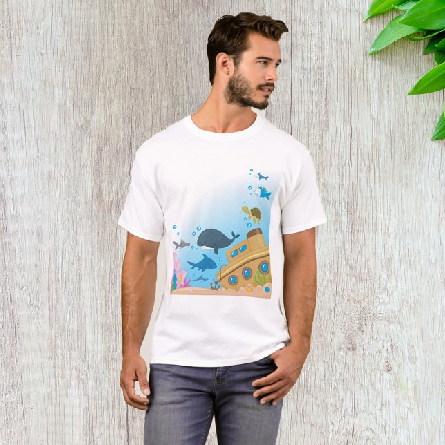 Camiseta Buques Y Peces Desmoronados (Subido por el creador)