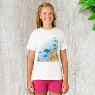 Camiseta Buques Y Peces Desmoronados