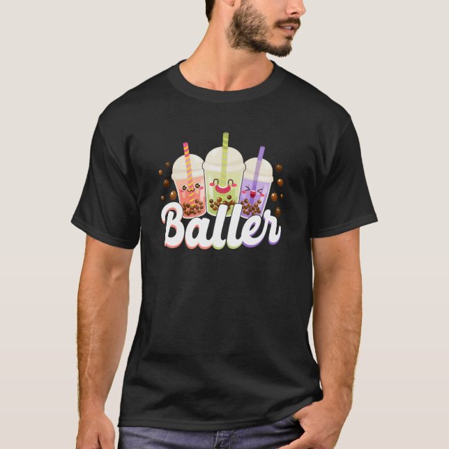 Camiseta Burbble Boba Tea Baller (Anverso)