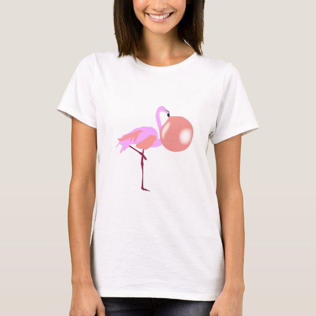 Camiseta Burbble Gum Flamingo (Anverso)