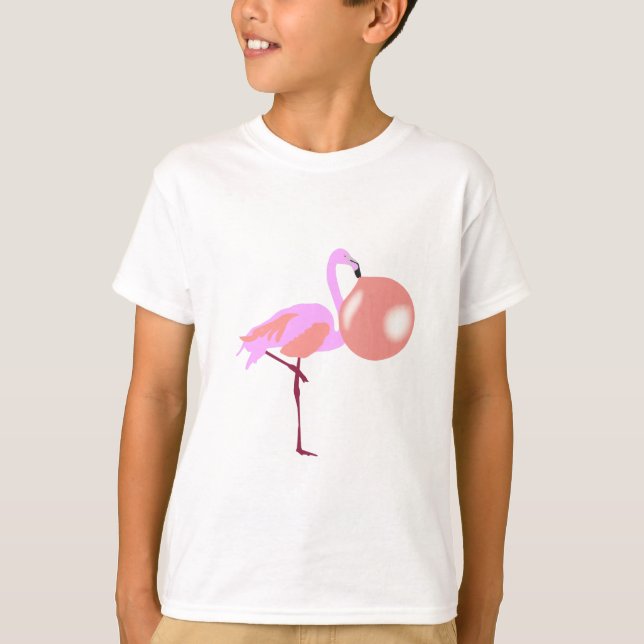 Camiseta Burbble Gum Flamingo (Anverso)