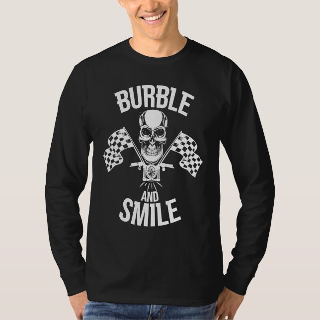 Camiseta Burble and Smile Motorbike Chopper (Anverso)