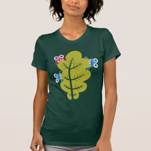 Camiseta Burbugs Personalizados divertidos de la hoja verde