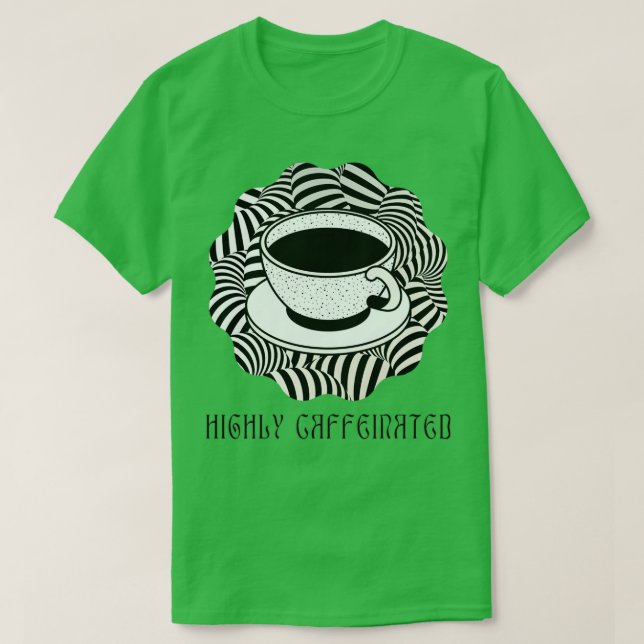 Camiseta Burbuja Buzz altamente cafeinada 2 (Diseño del anverso)