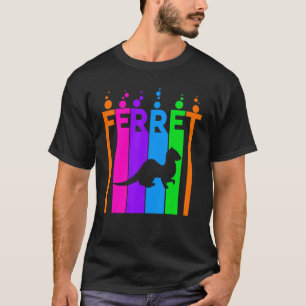 Camiseta Burbuja de arcoiris animal con silueta