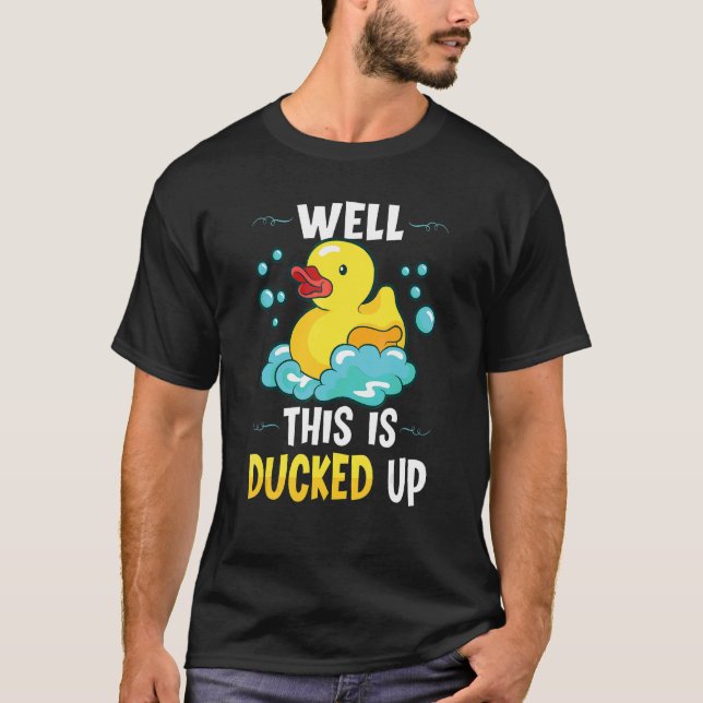 Camiseta Burbuja de baño de pato de goma (Anverso)