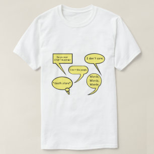 CAMISETA BURBUJA DE DISCURSIÓN INTJ