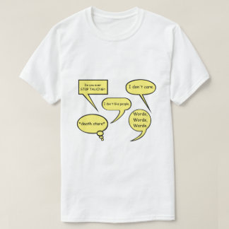 CAMISETA BURBUJA DE DISCURSIÓN INTJ