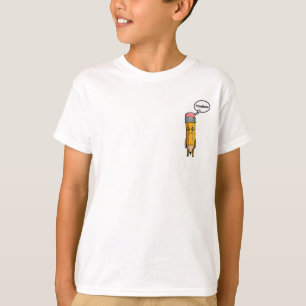 Camiseta Burbuja de Pensamiento Triste de Lápiz Inútil para