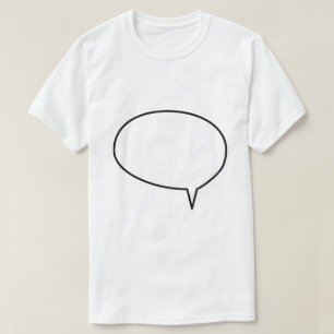 Camiseta Burbuja de ventana de diálogo
