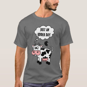 Camiseta Burbuja del discurso de la vaca del dibujo animado