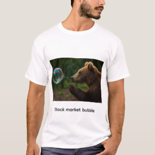 Camiseta Burbuja del mercado de valores