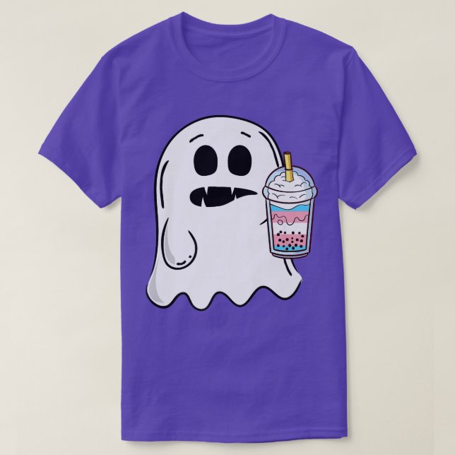 Camiseta burbuja fantasma transexual de té transexual burbu (Diseño del anverso)