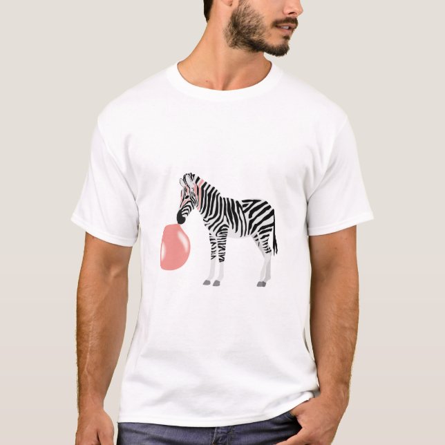 Camiseta Burbuja Gum Zebra (Anverso)