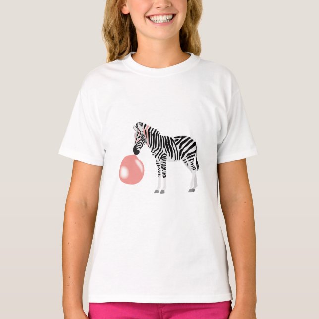 Camiseta Burbuja Gum Zebra (Anverso)