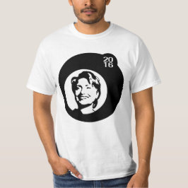 Camiseta burbuja negra de hillary clinton
