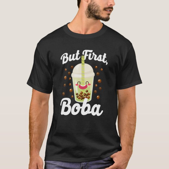 Camiseta Burbuja pero primero té Boba (Anverso)