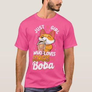 Camiseta Burbuja, sólo un Chica que ama al perro del té de 