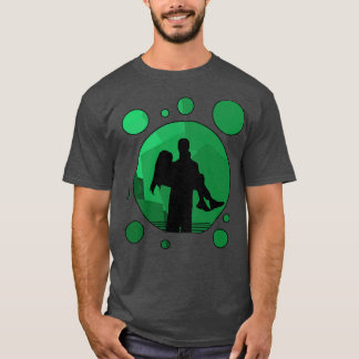 Camiseta Burbuja verde romántica