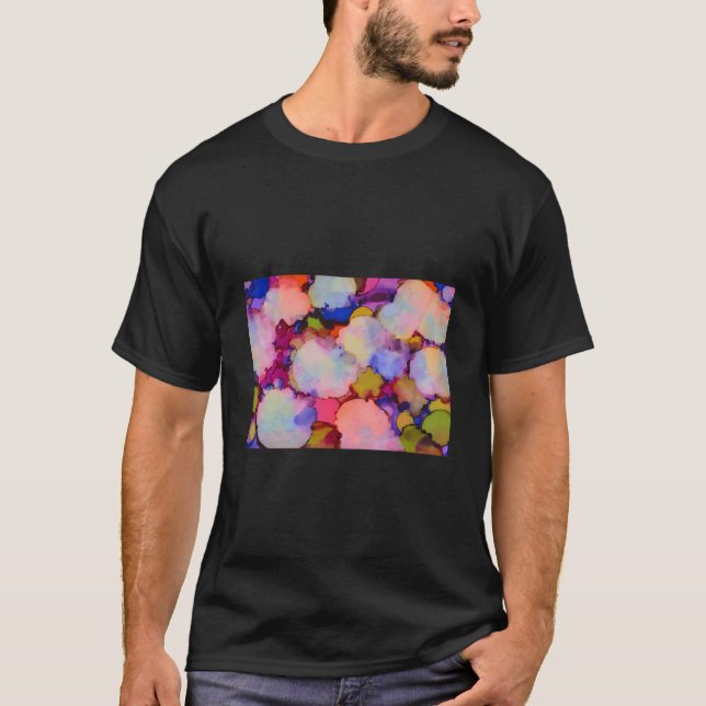 Camiseta Burbujas Abstractas (Anverso)