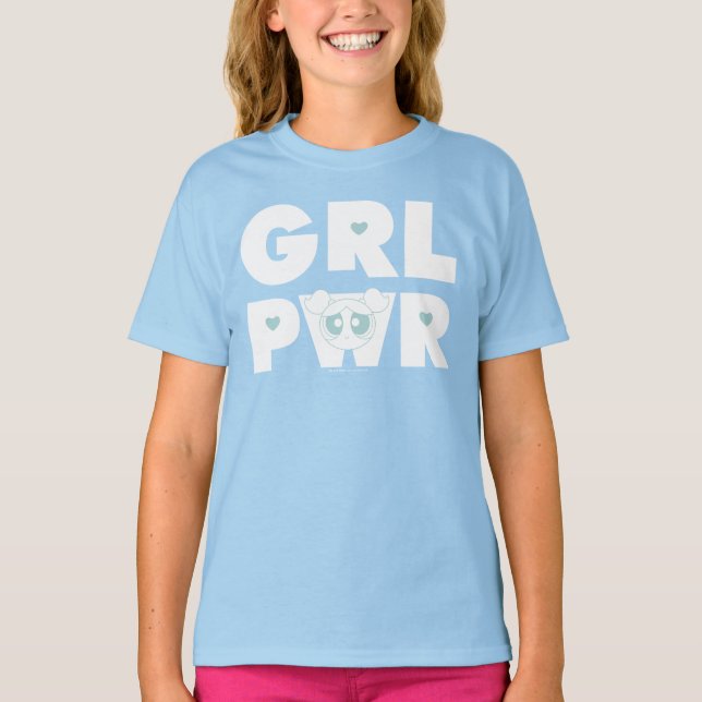 Camiseta Burbujas:Alimentación de Chica (Anverso)