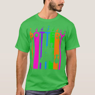 Camiseta Burbujas coloridas de la alfarería
