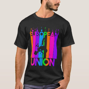 Camiseta Burbujas coloridas de la Unión Europea