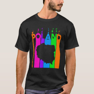 Camiseta Burbujas coloridas de Polonia