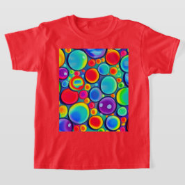 Camiseta Burbujas de Arcoíris