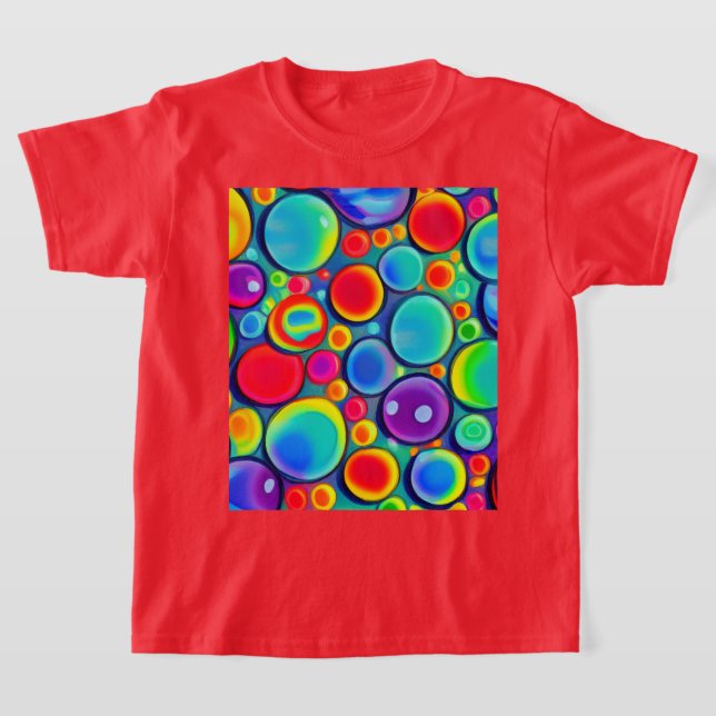 Camiseta Burbujas de Arcoíris (Distribución)