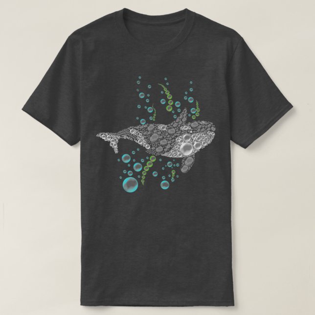 Camiseta Burbujas de ballena (Diseño del anverso)